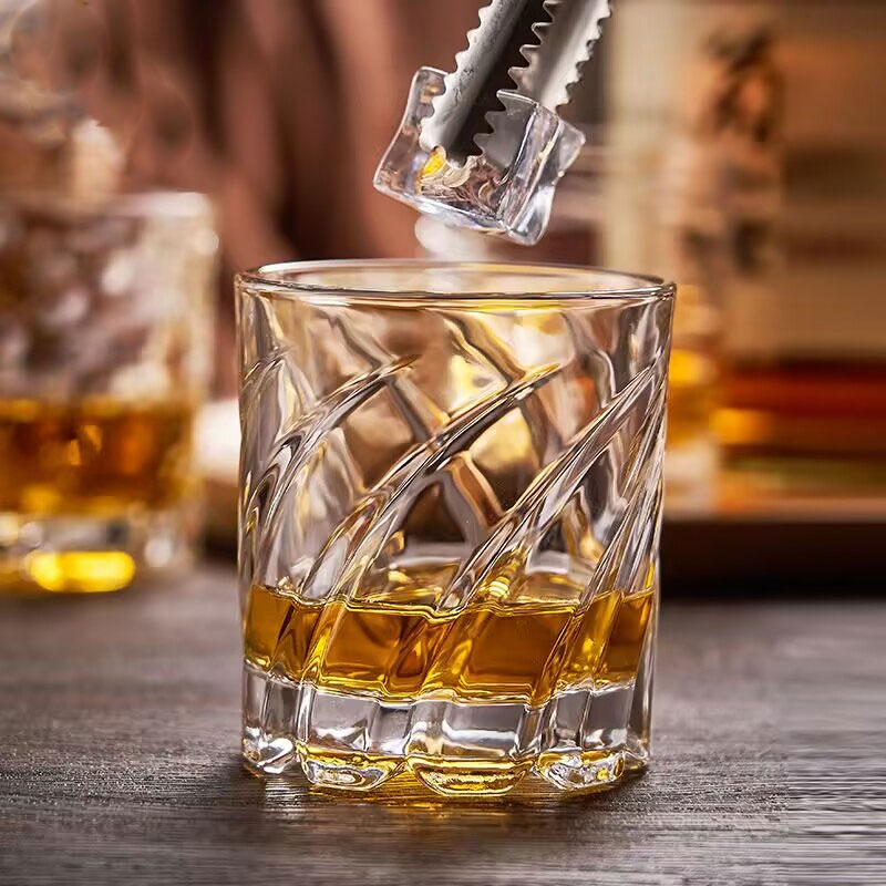 Wine Beer And Spirit - Geprägtes Whiskyglas, hochwertiges Luxusglas für den