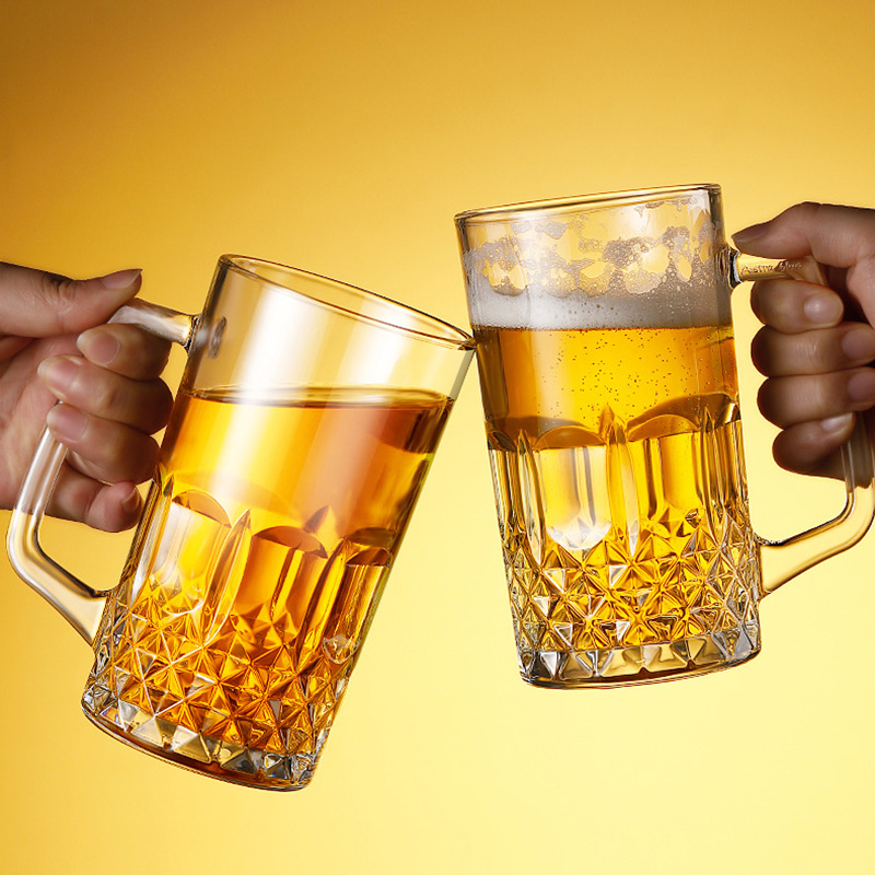 Beer Mug Handled - 600 ml/1000 ml Bierglas mit Griff,