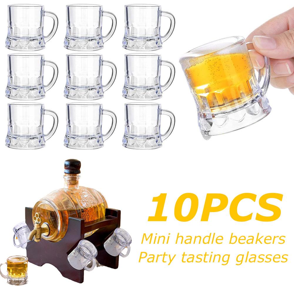 Beer Mug Handled - 10PCS 30ml Bier Tasse Kleine Griff