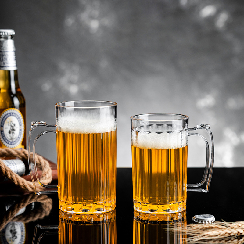 Beer Mug Handled - Acryl Bier Tasse Haushalt Becher Tassen
