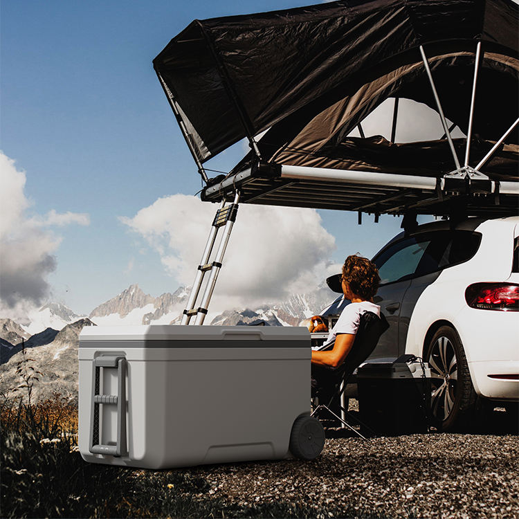 Wine Beer Food - Neues Design Outdoor-Isolierbox 70L Großes Fassungsvermögen