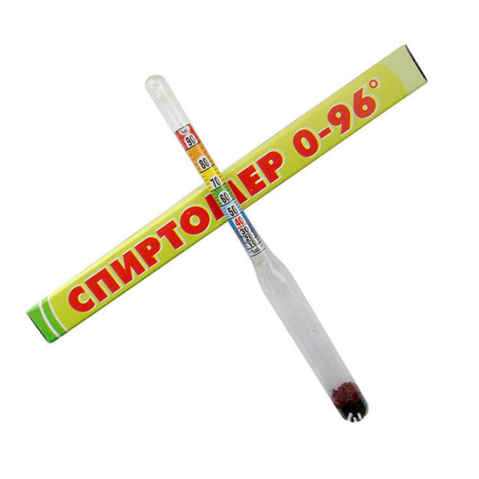 Wine Beer And Mead - 0-96% Glas-Alkoholhydrometer für Bier, Wein, Met,