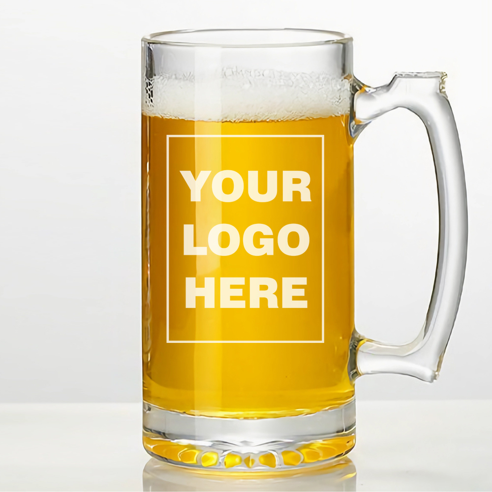 Beer Mug Handled - Personalisiertes Bierglas, 500 ml/16,9 Unzen, Bierbecher
