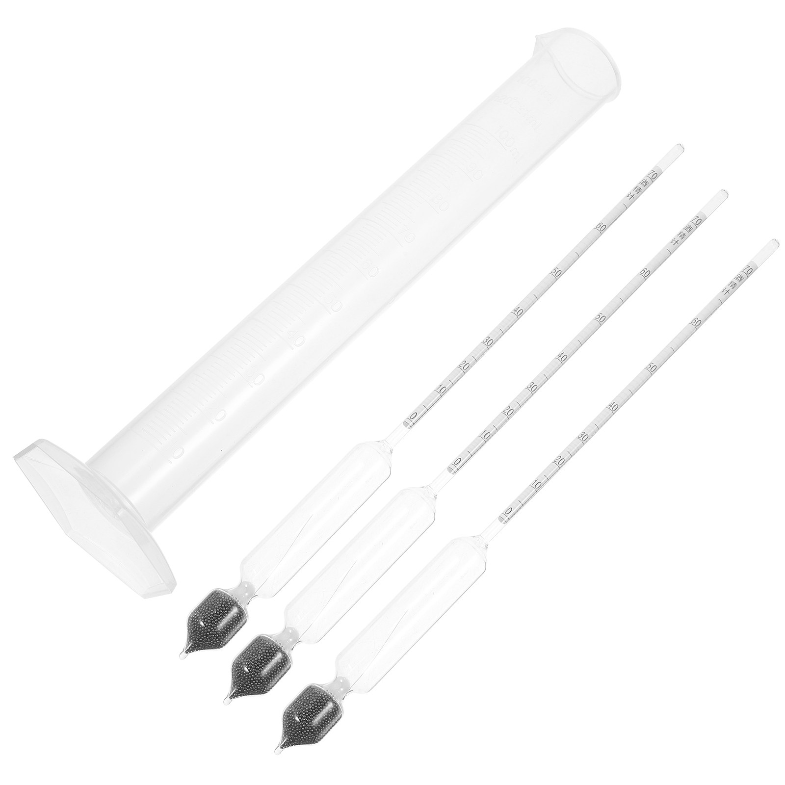 Wine Beer And Mead - 1 Set Glas-Alkoholmeter Hydrometer für Bier,