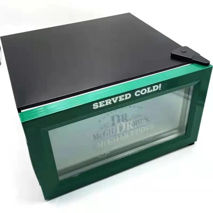 Wine Beer Mini Fridge - Vanace 18 Liter Mini-Kühlschrank mit Glastür