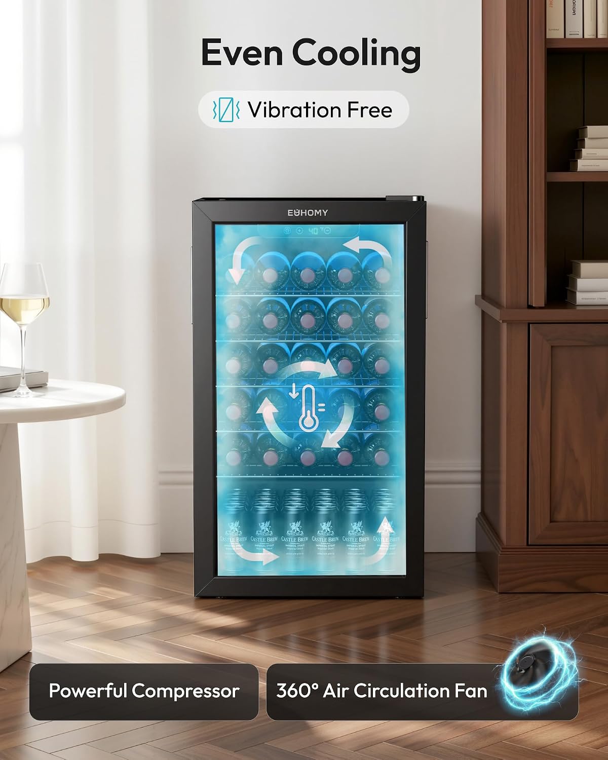 125-Dosen-Getränkekühler mit G – Wine Beer Mini Fridge Bewertung und Preis