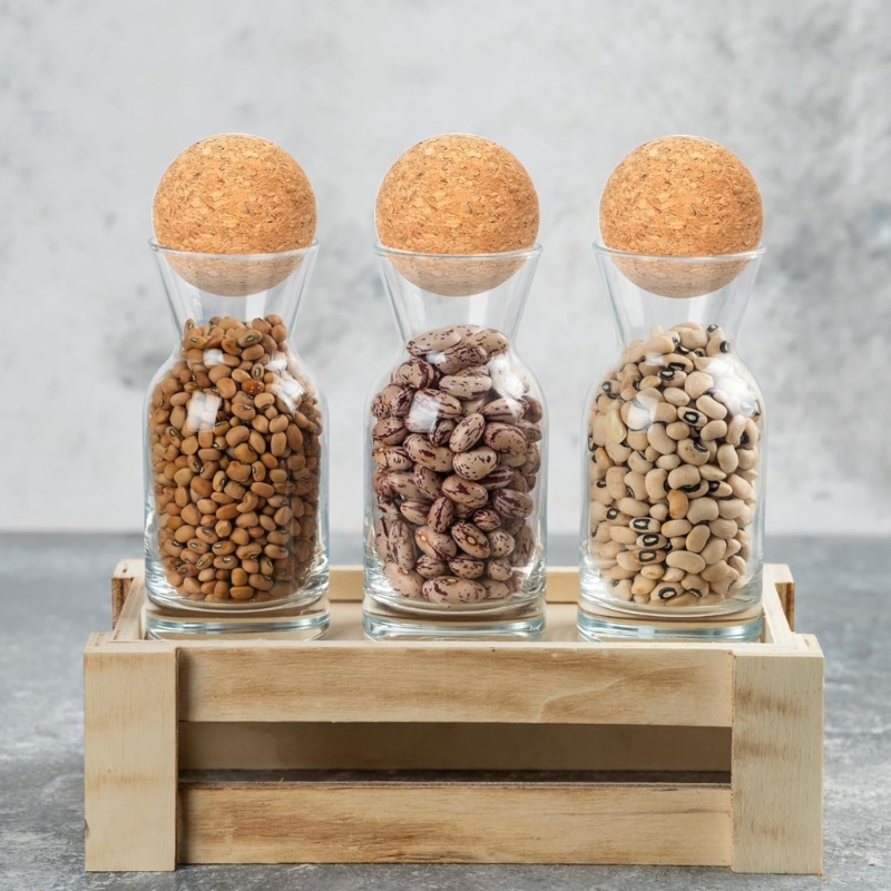 Set mit 2 2,4-Zoll-Holzkork-Ku – Bottle Stopper Set Bewertung und Preis