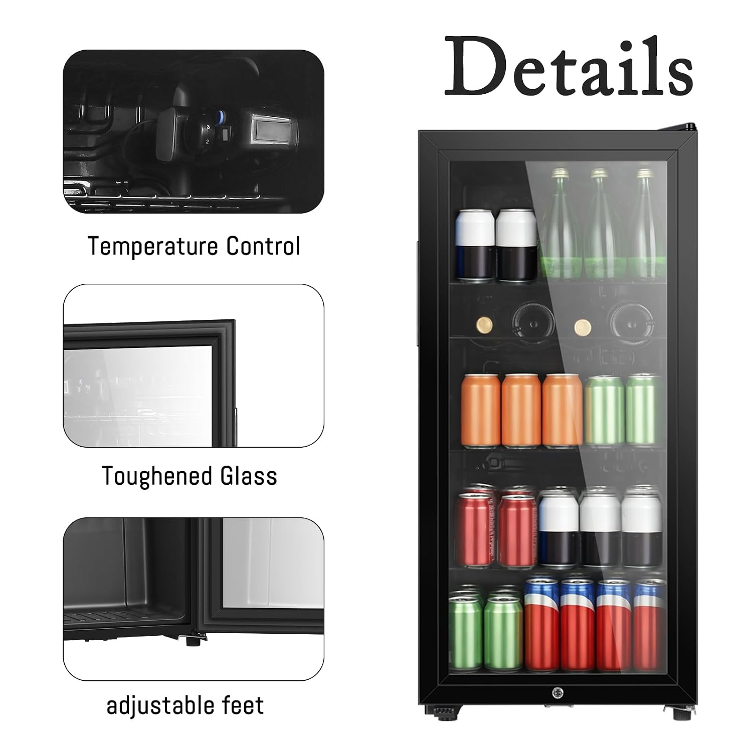 4,5 Kubikfuß Getränkekühlschra – Wine Beer Mini Fridge Bewertung und Preis