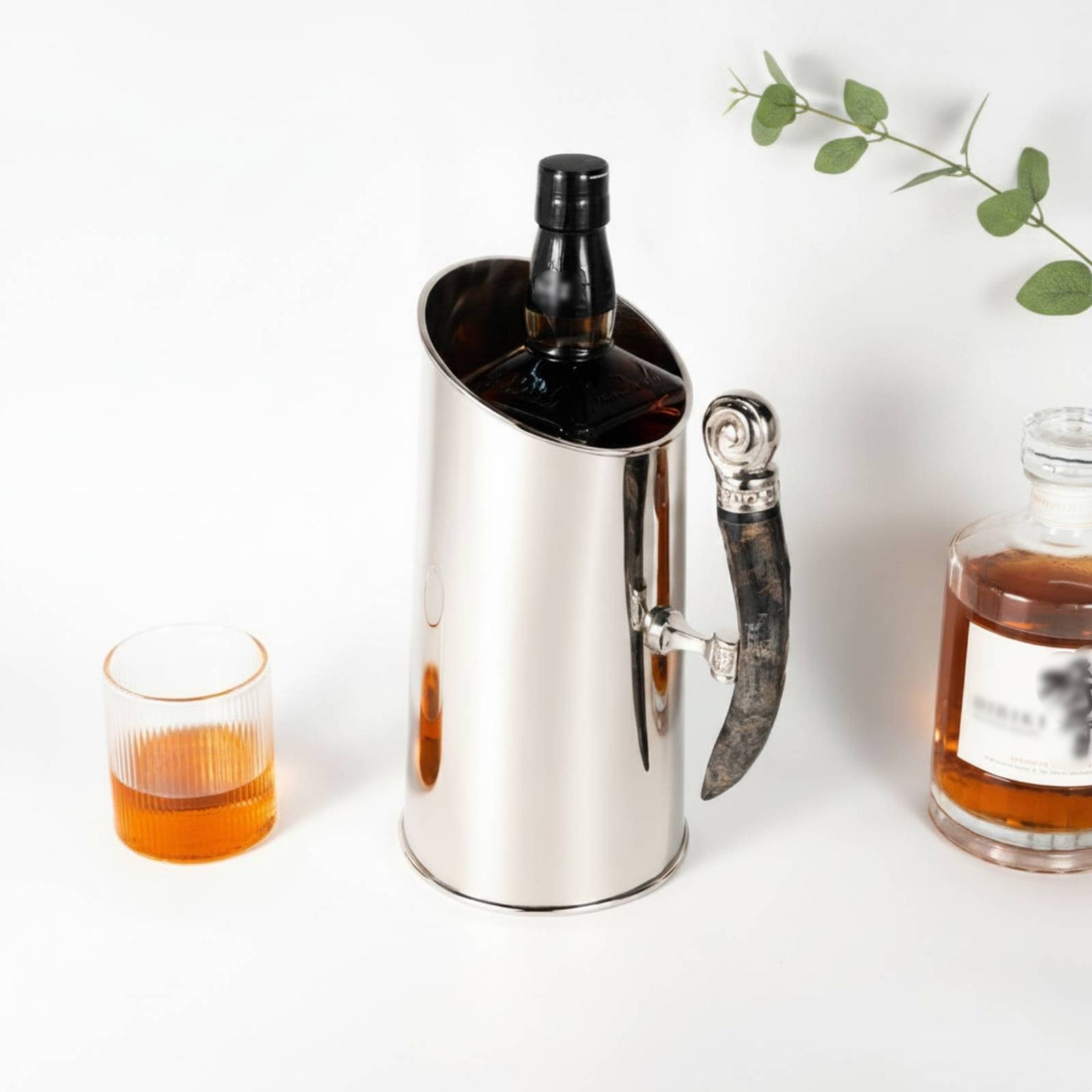 Eisbehälter mit Griff, poliert – Beer Mug Handled Bewertung und Preis