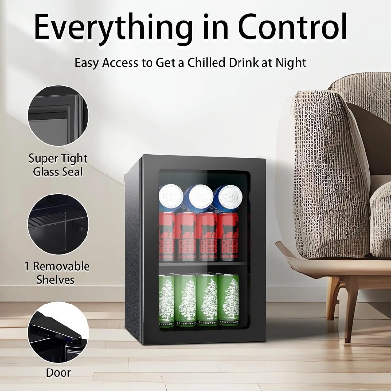 24-Dosen-Minikühlschrank mit G – Wine Beer Mini Fridge Bewertung und Preis