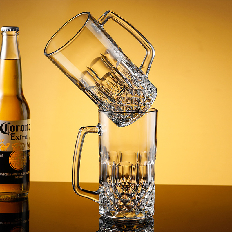 600 ml/1000 ml Bierglas mit Gr – Beer Mug Handled Bewertung und Preis