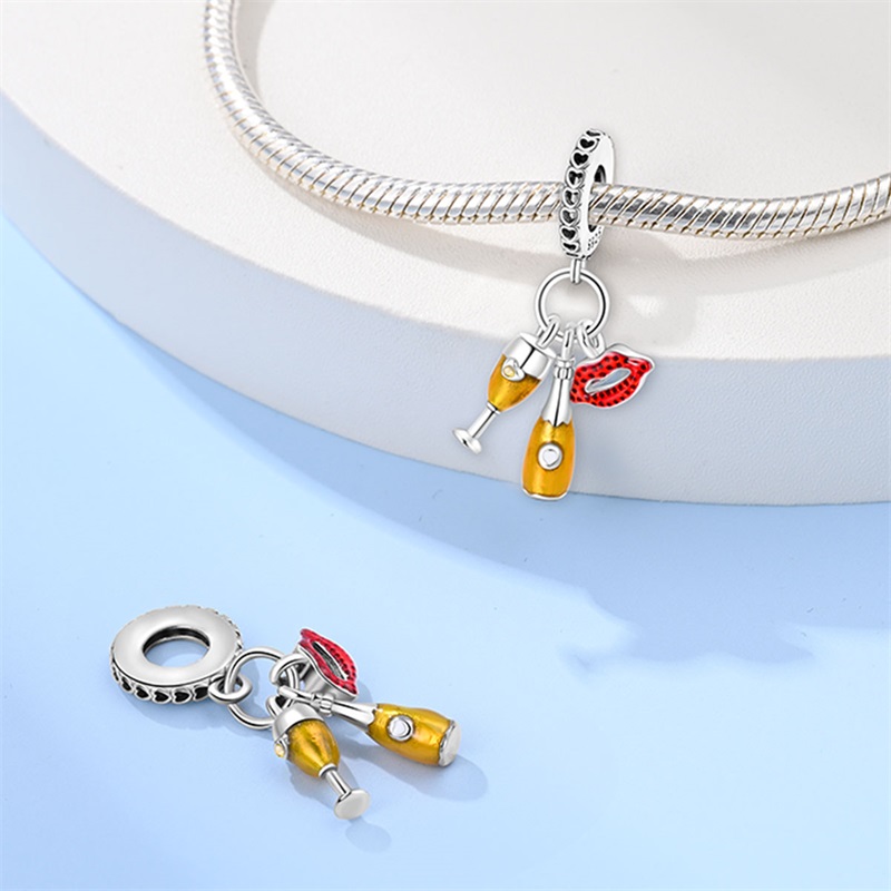 Mode 925 Sterling Silber Rotwe – Wine Beer Food Bewertung und Preis