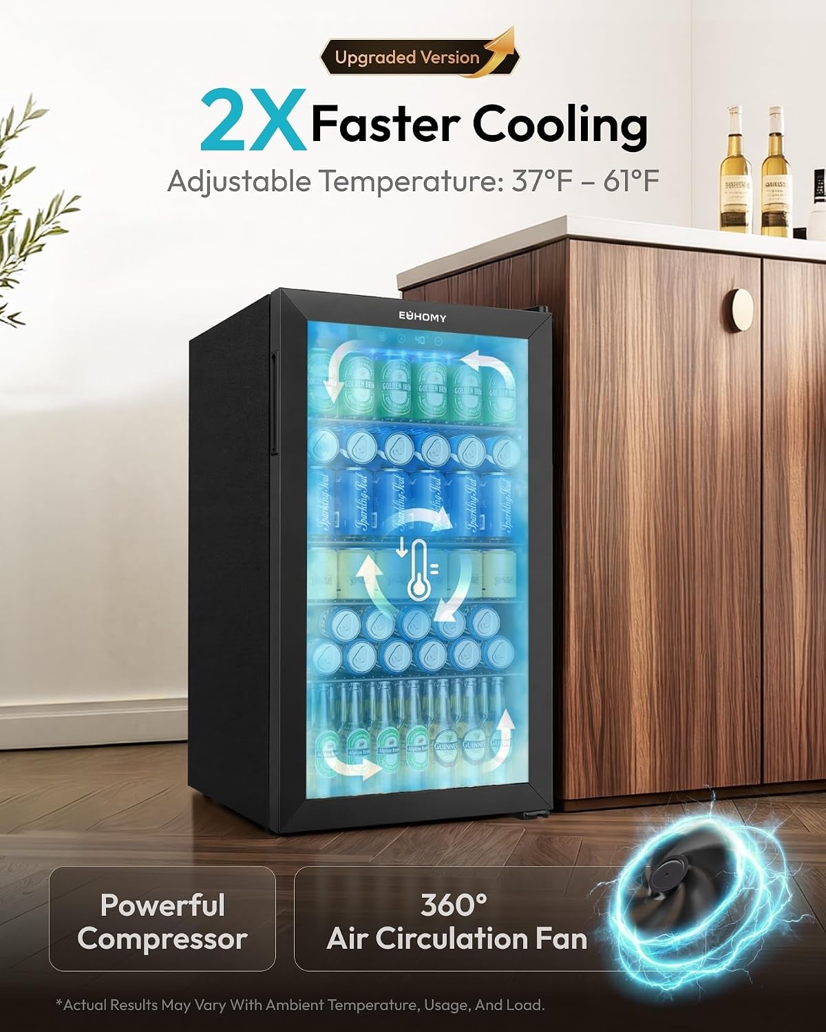 Mini-Kühlschrank für 130 Dosen – Wine Beer Mini Fridge Bewertung und Preis