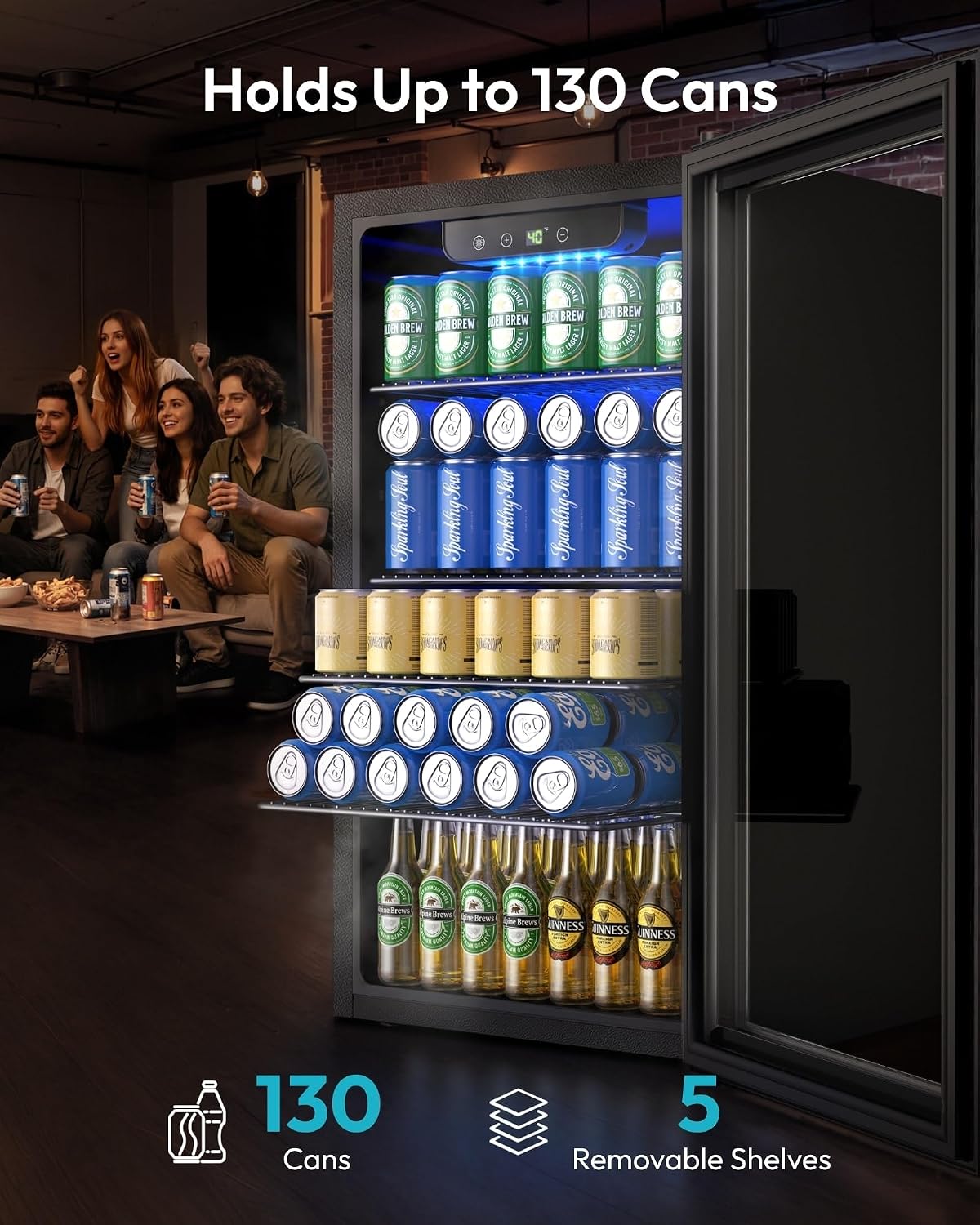 Mini-Kühlschrank für 130 Dosen – Wine Beer Mini Fridge Bewertung und Preis