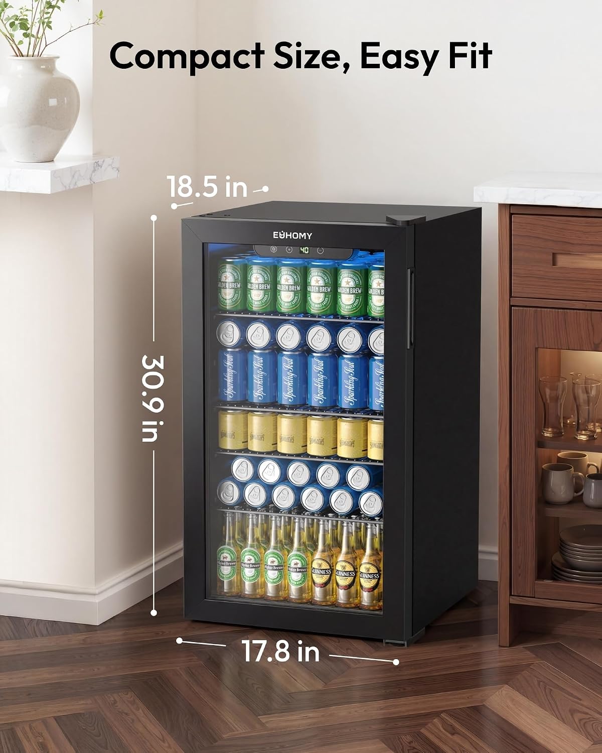 Mini-Kühlschrank für 130 Dosen – Wine Beer Mini Fridge Bewertung und Preis