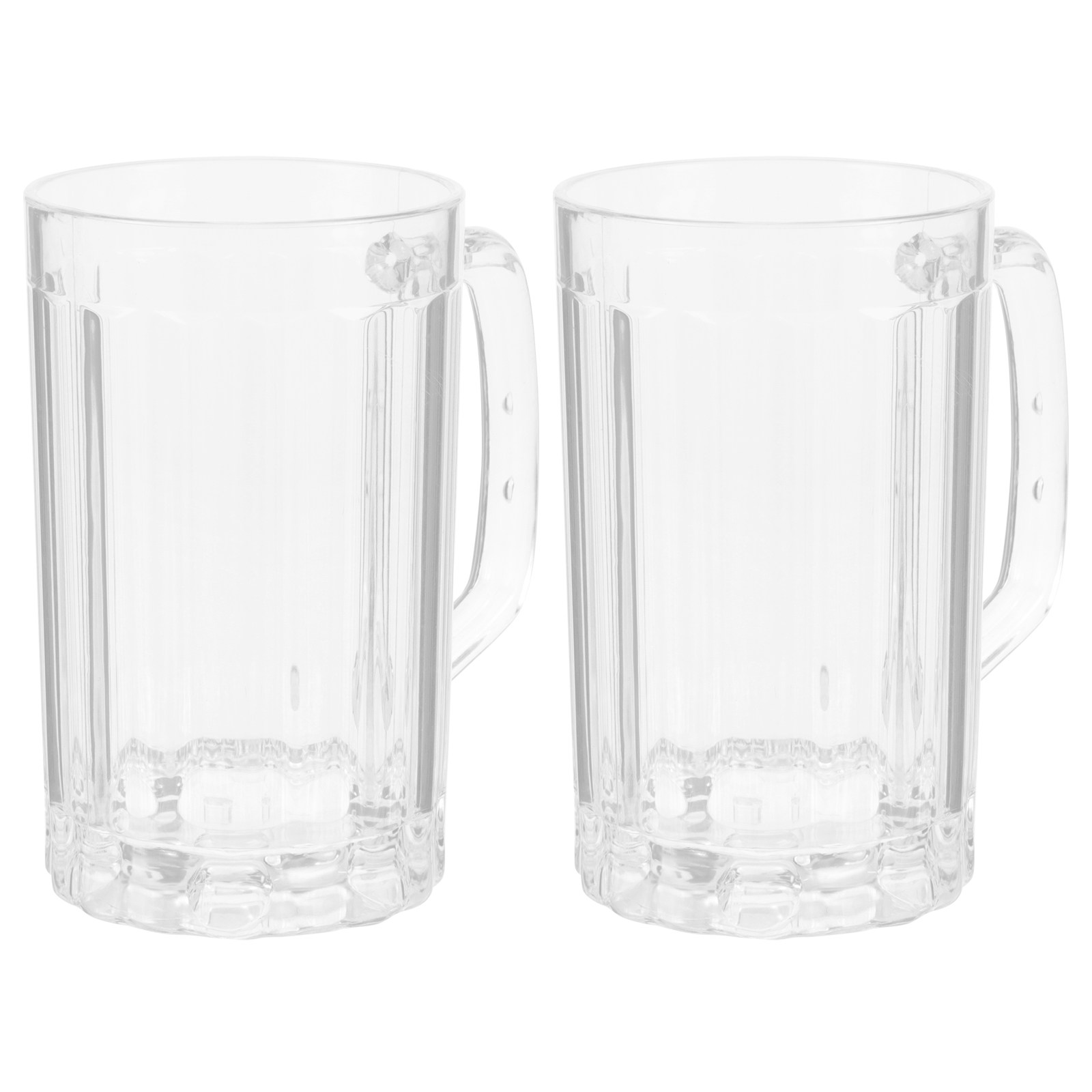 2 Stück 500ml Hochwertige Plas – Beer Mug Handled Bewertung und Preis
