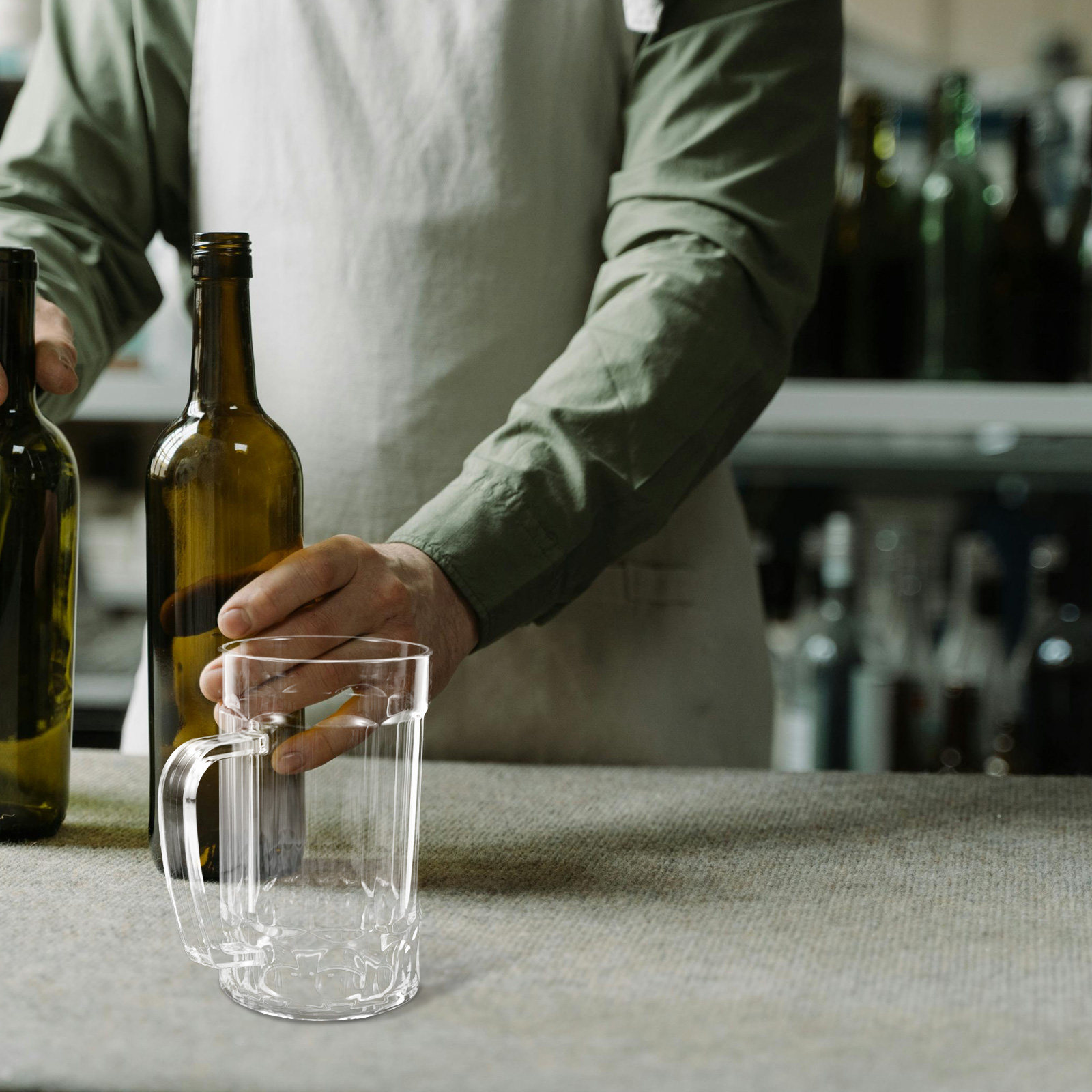 Acryl-Bierkrug mit Henkel für  – Beer Mug Handled Bewertung und Preis