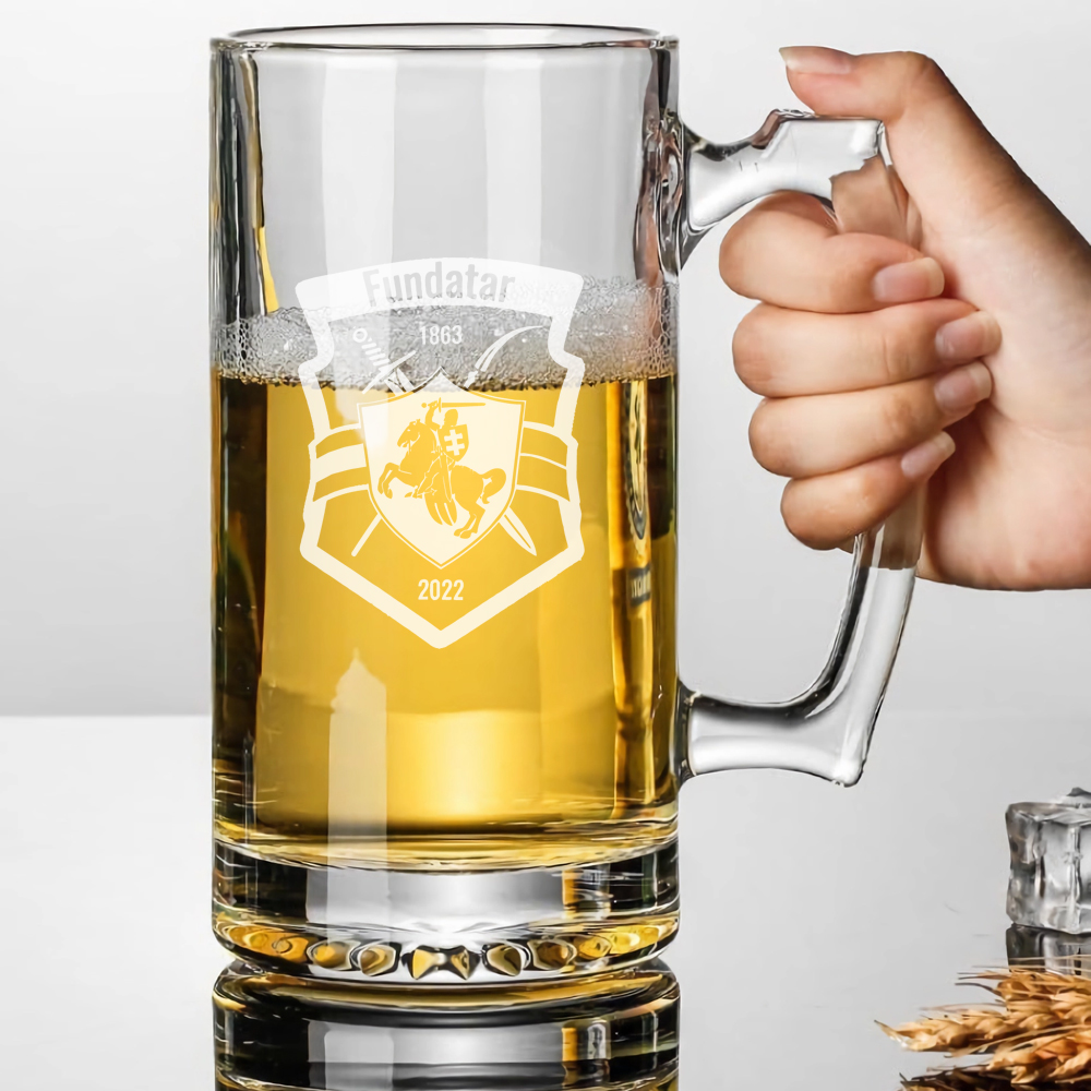 Personalisiertes Bierglas, 500 – Beer Mug Handled Bewertung und Preis