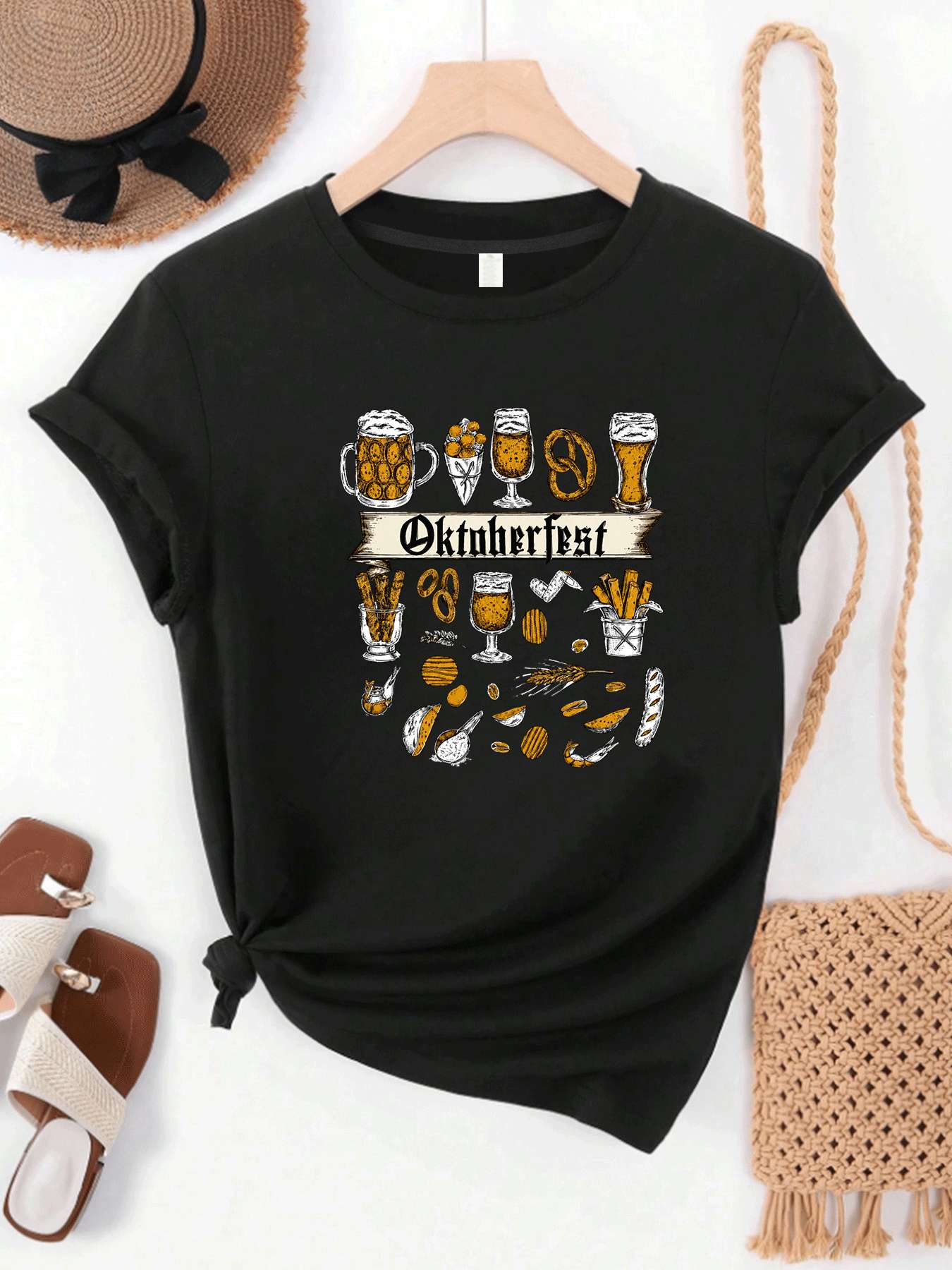 【MYJ06261】Bierfest-T-Shirt für – Wine Plus Beer Bewertung und Preis