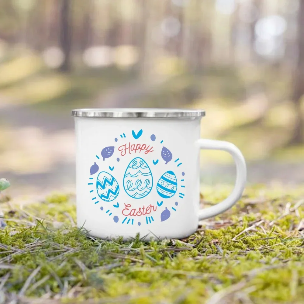 Enamel Handle Cup Happy Easter – Wine Beer Best Bewertung und Preis