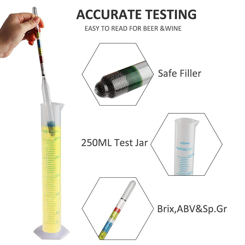 Hydrometer- und Kunststoff-Tes – Wine Beer And Mead Bewertung und Preis